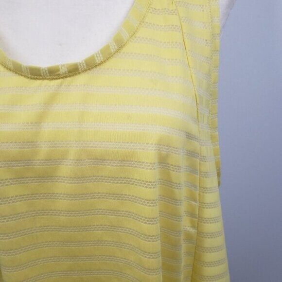 ZYIA Lemon Nimbus Split Back Tank XXL Activewear - Picture 11 of 16